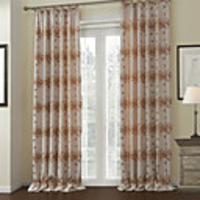 Country Floral Lined Blackout Curtain Panel