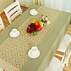 Country Style Table Cloth,  Polyester Rectangular 52"72"