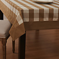 Country Style Wide Check with Border Table Cloth