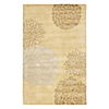 Country Wool Tufted Area Rug With Chrysanthemum Pattern 5