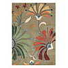 Country Wool Tufted Area Rug With Pistils Pattern 5