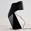 Creative Black Wrought Table Lamp Modern Artistic Abstract Ribbon Feature