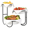Creative Cake Stand,  3pcs Ceramic Plates and 1pc Holder