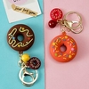 creative cartoon cute donut keychain three-dimensional pendant car bag pendant pendant pendant grab doll machine gift Lightinthebox