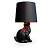 Creative Rabbit Resin Table Lamp Black(220-240V)