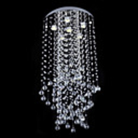 Crystal Beaded Ceiling Light with 3 Lights