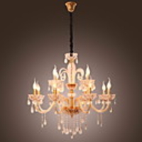 Crystal Ceiling Light with 12 Lights