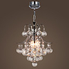 Crystal Chandelier with 3 lights (Chrome Finish)