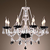 Crystal Chandelier with 8 Lights - Graceful Candle Featured Style