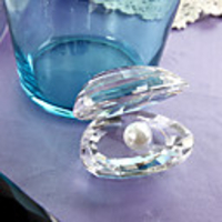 Crystal Mussels with Pearl Keepsake