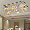 Crystal Shining 6 Light Flush Mount In Cube Shape (220V-240V)