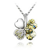 Crystal Sweet Four-leaf Necklace