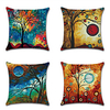 Cushion Cover 1PC Linen Soft Decorative Square Throw Pillow Cover Cushion Case Pillowcase for Sofa Bedroom Superior Quality Mashine Washable Pack of 1 Lightinthebox