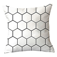 Cushion Cover 1PC Short plush Soft Decorative Square Throw Pillow Cover Cushion Case Pillowcase for Sofa Bedroom 45 x 45 cm (18 x 18 Inch) Superior Quality Machine Washable Double Side Print Lightinthebox