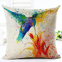 Cushion Cover 1PC Soft Decorative Square Throw Pillow Cover Cushion Case Pillowcase for Sofa Bedroom Superior Quality Mashine Washable Pack of 1 Faux Linen Cushion for Sofa Couch Bed Chair Lightinthebox