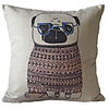 Cute Cartoon Banding Dog Pattern Decoration Pillow With Insert