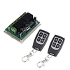 DC12V 4CH wireless remote control switch /Learning code 4ch relay receiver /power ON/OFF waterproof remote /Momentary /Toggle/Latched can change /433mhz Lightinthebox