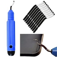 Deburring Tool Kit Anti-Slip Handle and Pack of 10 BS1010 Deburring Blades for Wood Metal Plastic Aluminum Copper and Steel Lightinthebox