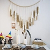 Decocove Large Macrame Wall Hanging with Wood Beads - Bohemian Wall Decor for Bedroom,  Living Room and Kitchen