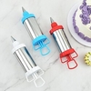 Decorating Gun 4-Head Decorating Nozzle Cream Scraper 6-Piece Set Baking Tool Set Cream Cookie Squeezing Flower Grab Lightinthebox