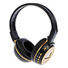 Digital Wireless On-Ear Headphone with SD Card Slot and LCD Screen N65 (Black, Gold)