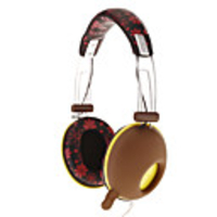 DJ-3685 Stereo On-Ear Headphone with Flower Pattern