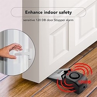 Door Stop Alarm,  Door Stopper with 120DB Security Alarm,  Floor Wedge Doorstop for Travel Apartment Home House Lightinthebox