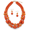 double-layer accessories creative drop pendant necklace Lightinthebox