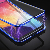 Double-Sided Tempered Glass Metal Case with Screen Protector Suitable For Samsung Galaxy S21 Plus Ultra A90 A80 A70 A60 360-Degree Magnetic Adsorption Metal Protective Case Lightinthebox