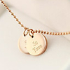 Doubled Round "So Young" Necklace