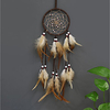 Dream Catcher Flower Pattern Handmade Gift with Gradient Feather and Beaded Wall Hanging Decor Art Indian Style 5511 cm Lightinthebox