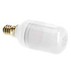 E12 1.2W 9x5730SMD 90-120LM 2800-3200K Warm White Light LED Spot Bulb -Whtie (220-240V)
