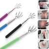 Eagle Claw Stainless Steel Scratch Massager,  Stainless Steel Telescopic Scratcher,  Portable Extendable Backscratcher with Rubber Handles