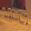 Eiffel Tower Drift Wishing Bottle with Cork Stoppers - Set of 6