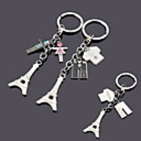 Eiffel Tower keychain-Set Of 6 Pairs