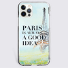 Eiffel Tower Letter Case For Apple iPhone 12 iPhone 11 iPhone 12 Pro Max Unique Design Protective Case Shockproof Back Cover TPU PARIS IS ALWAYS A GOOD IDEA Lightinthebox