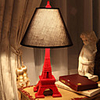 Eiffel Tower Resin Table Lamp Fabric Shade(220-240V)