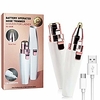 Electric Eyebrow Trimmer,  Female-Specific Painless Razor,  USB Rechargeable Mini Eyebrow Razor,  Portable Epilator,  Facial Epilator,  Built-In LED Light And 2 Head Eyebrow Razors Lightinthebox