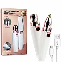 Electric Eyebrow Trimmer,  Female-Specific Painless Razor,  USB Rechargeable Mini Eyebrow Razor,  Portable Epilator,  Facial Epilator,  Built-In LED Light And 2 Head Eyebrow Razors Lightinthebox