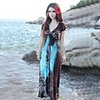 Elegant Boho Fashion Beach Maxi Dress Leopard Print Multiple Color