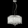 Elegant Crytal Pendant Light with 6 Lights in Cylinder Shade