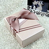 Elegant Cuboid Favor Box with Flowers and Ribbon Bowknot (Set of 30)