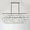 Elegant Delicate Crystal 3 Light Pendant