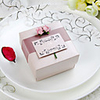 Elegant Favor Box With Flowers and Ribbon Sash - Set of 30 (Tag Not Included)