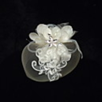 Elegant Net/Satin With Rhinestone Women