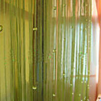 Elegant Shininy Crystal Solid Curtain Line(39"W × 79"L)