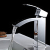 Elegant Solid Brass Bathroom Sink Faucet - Chrome Finish