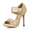 Elegant Sparkling Glitter Stiletto Heel Sandals With Buckle Party / Evening Shoes