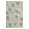Elegant Wool Tufted Area Rug With Botanical Pattern 5