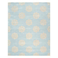Elegant Wool Tufted Area Rug With Floral Pattern 5